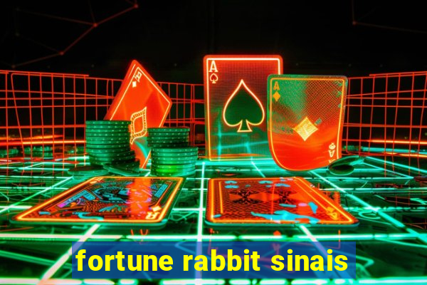 fortune rabbit sinais